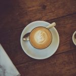 white ceramic cup on white ceramic plate